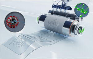 Sustainable and Scalable roll-to-roll manufacturing platform for PDMS-based LoaD devices