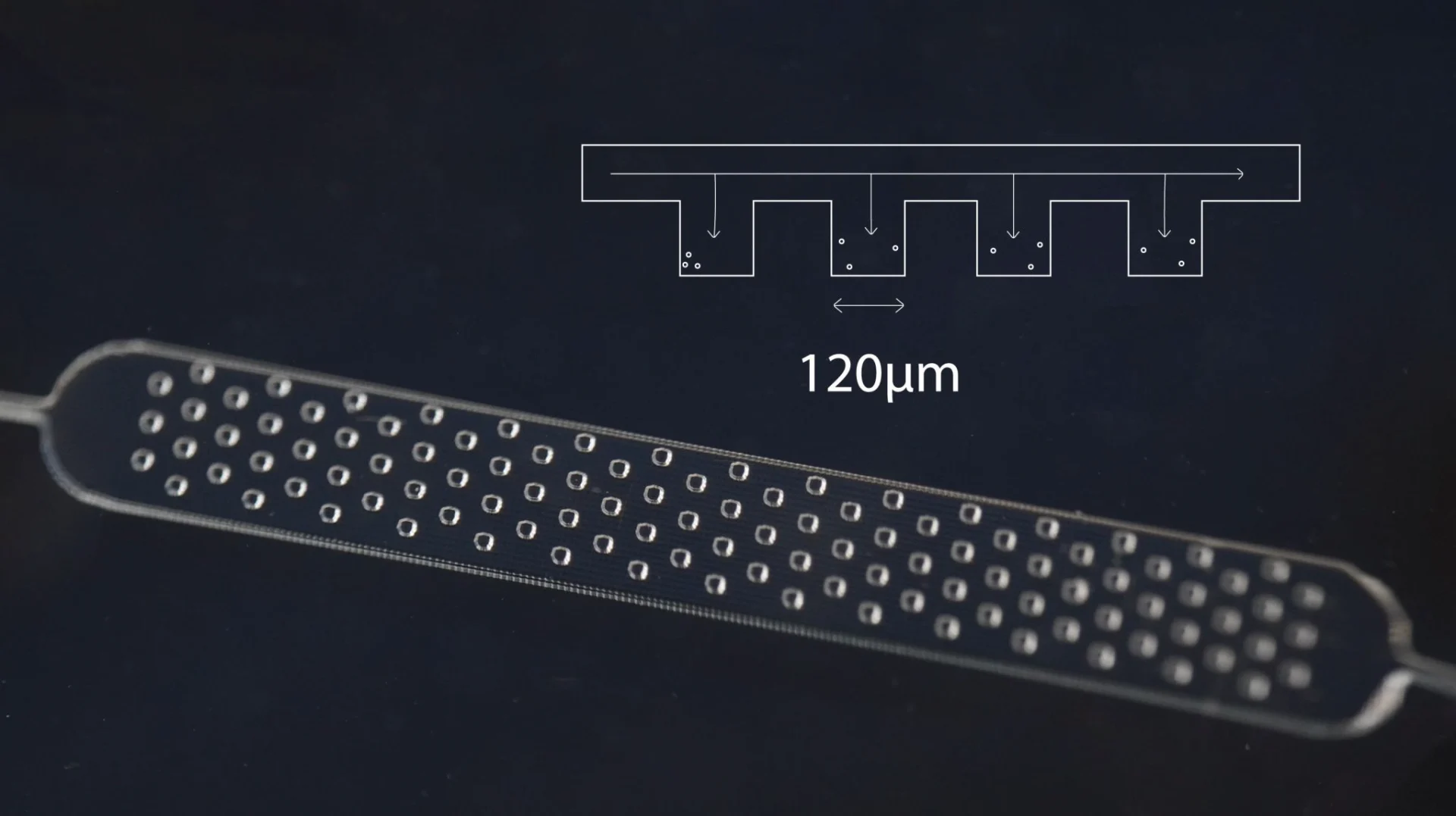 High-resolution 3D-printed Cell Trap Device microfluidic device 04